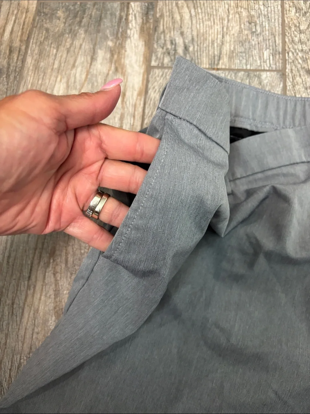 Haggar Men's Gray Casual Shorts